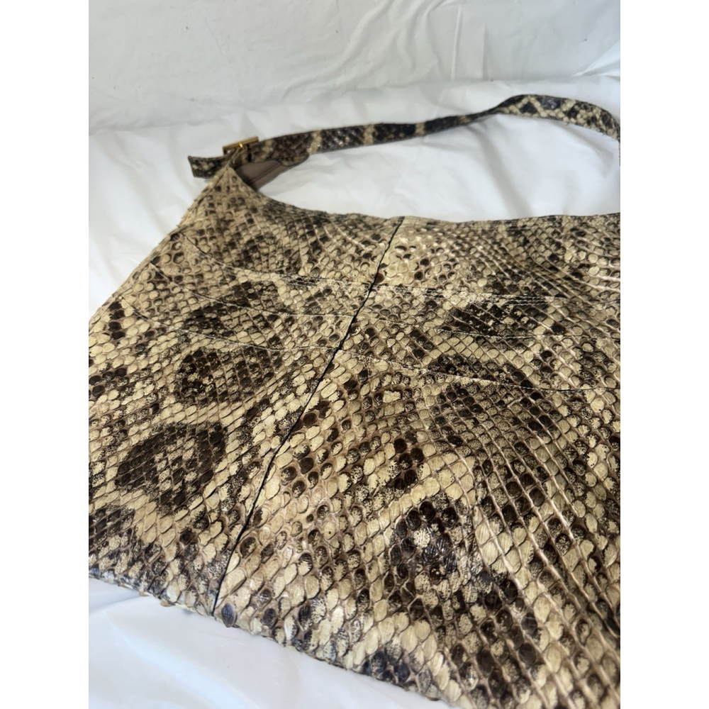 Galerias Drilo Authentic Python Snake Leather Pur… - image 5